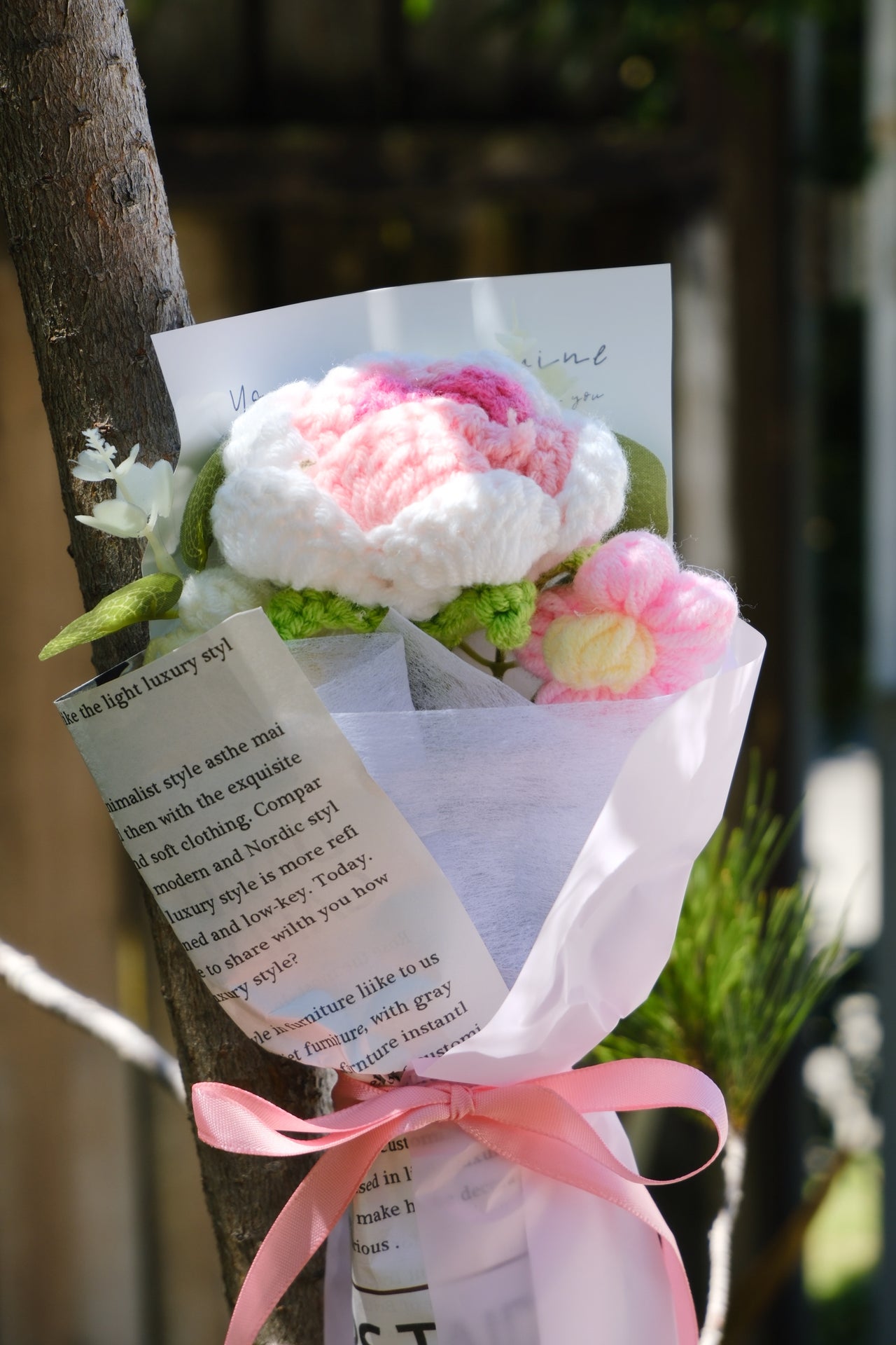 White & Pink Bouquet